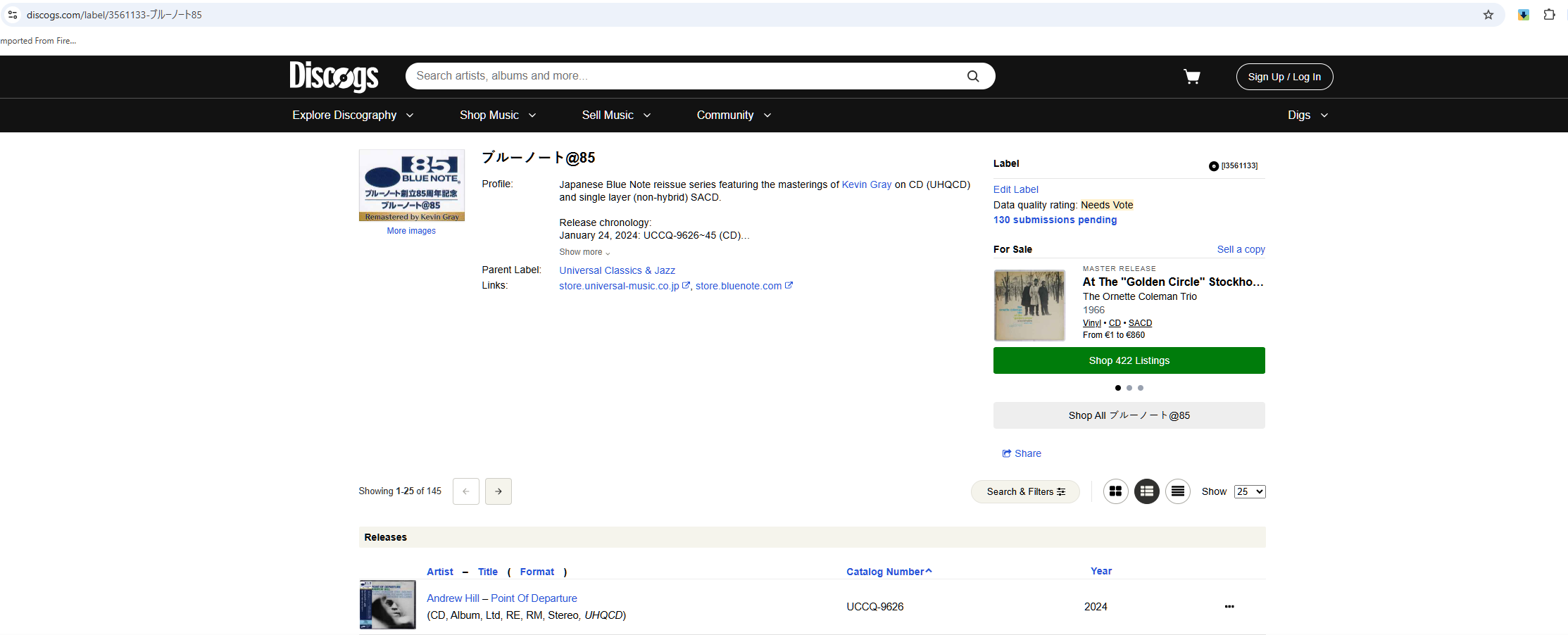Foto 14 - UCCQ-9XXX _Discogs
