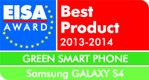 Logo green-smart-phone-samsung-galaxy-s4